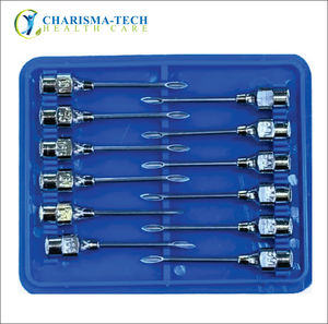 Ensemble d'instruments manuels à aiguilles réutilisables en acier inoxydable, lot de 12, 1/2 x 16G - Product Image 5