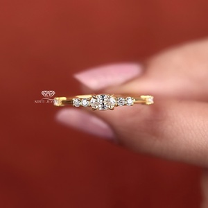 Anillo de Compromiso de Diamantes de Corte Brillante Redondo en Oro Sólido de 18K para Mujer, Estilo Clásico, Piedra Natural, Certificado GIA, Joyería KIRIT - Product Image 2