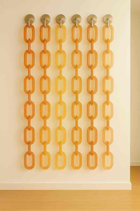 Clear Acrylic Link Chain Offset Printed Custom Color <b>Light</b> Weight Curtain for <b>Window</b> Door Partition Home Hotel Room Decor - Product Image 4