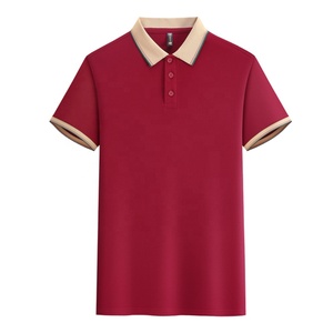 Unisex Casual Color‑Block <b>Polo</b> <b>Shirt</b> Breathable Polyester Blend Pique Fabric Staff Uniform Comfortable Short Sleeve Workwear - Product Image 3