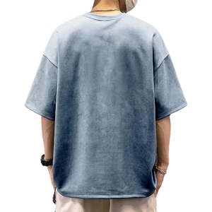Mens Oversized Mineral Wash T-Shirt Vintage <b>Acid</b> Wash Effect Short Sleeve Crew Neck <b>Drop</b> Shoulder Loose Fit Casual Streetwear - Product Image 2