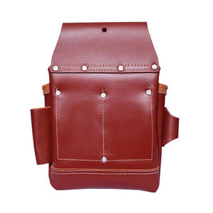 2026 Professional Best Quality <b>Tool</b> <b>Bag</b> With Belt for Sale Premium High Quality Men's PU Leather Industrial <b>Tool</b> <b>Kit</b> Belts - Product Image 5