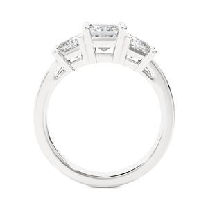 Anillo de Diamantes Naturales de Oro de 18K de Lujo para Mujer, 2.15CT, 13 Piedras, Corte Princesa y Redondo, Joyería de Compromiso y Boda - Product Image 4