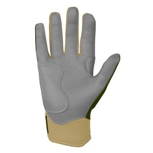 Gants de frappeurs verts rembourrés avec fermeture auto-agrippante en cuir pour entraînement adulte unisexe - Product Image 4