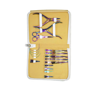 Kit d'outils d'application d'extensions capillaires de qualité supérieure, ensemble d'outils professionnels pour l'installation d'extensions capillaires, couleur personnalisée - Product Image 5