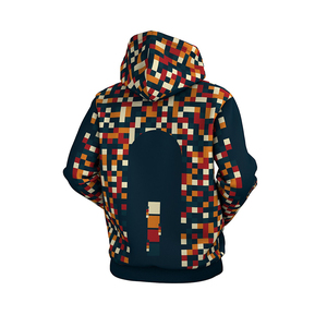 Sudadera con capucha de golf con logotipo personalizado, con cremallera, transpirable, elástica, deportiva, con capucha. - Product Image 3