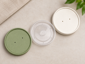 EcoRev Couvercles à visser réutilisables en plastique anti-déversement à ouverture facile pour gobelets à boissons, couleurs blanc, noir, beige, crème, avec design de ventilation vapeur - Product Image 6