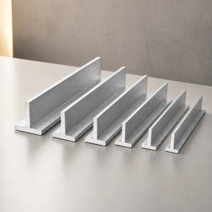 โปรไฟล์อะลูมิเนียมรูปตัว T สำหรับโครงสร้างเสริมแรงและงานตกแต่ง - Product Image 6