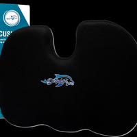 Coussin ergonomique pour le coccyx, soulagement des douleurs du coccyx, support de siège en mousse à mémoire de forme, pour chaise de bureau, conduite automobile, alignement de la colonne vertébrale, réglable
