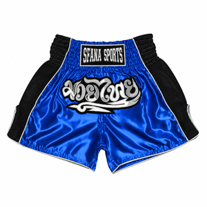 Pantalones Cortos de Muay Thai Color Rosa para Adultos, Pantalones de Satén para Boxeo Tailandés, Bordado 3D, Poliéster Transpirable - Product Image 1