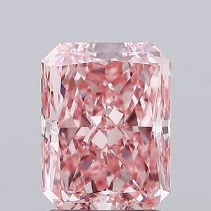 Exquise pierre précieuse rose de 2 carats, taille radiant, offrant une brillance symétrique élite et une clarté de couleur intense exceptionnelle. - Product Image 5