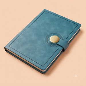 Cuaderno Ejecutivo Aurelux Premium con Cubierta de Cuero Sintético Negro, Cierre de Hebilla Metálica Plateada, para Oficina y Escritura - Product Image 3