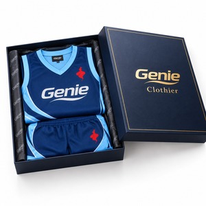 Ensemble de maillot et short de basket-ball pour hommes, respirant, léger, vêtements de sport athlétiques, pour entraînement d'équipe et matchs - Product Image 6