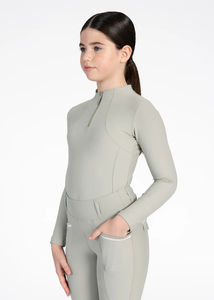 Couche de base pour l'équitation pour enfants de qualité supérieure, en tissu extensible doux, coupe confortable, respirante, confortable pour l'équitation - Product Image 2