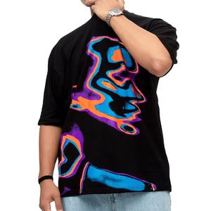 2025, venta al por mayor, camisetas personalizadas de alta calidad, Camisetas básicas para hombres, camisetas holgadas de cuello redondo, camisetas serigrafiadas para hombres, camisetas 100% algodón - Product Image 1