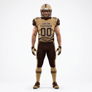Maillot de football américain en polyester haute performance, personnalisable avec numéro de joueur, pour équipes universitaires (vente en gros) - Product Image 1