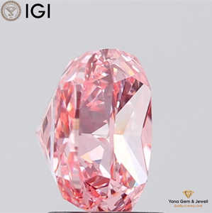 เพชร CVD ผลิตในห้องปฏิบัติการ น้ำหนัก 3.01 กะรัต ทรงคุชชั่น พร้อมใบรับรอง IGI ความสะอาดระดับ VS2 สีชมพูแฟนซีสดใส สำหรับการสร้างสรรค์เครื่องประดับสมัยใหม่ - Product Image 6