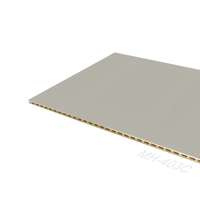 Revêtement mural/panneau de revêtement de décoration intérieure d'hôtel Melinco Décoration de plafond et de surface en PVC Wpc sur mesure