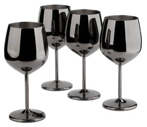 Copas de vino modernas de lujo de acero inoxidable, juego de 2 copas irrompibles de metal, copas de cóctel doradas, diseño personalizado - Product Image 3