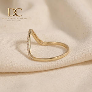 แหวนแต่งงานทองคำแท้ 14Kt ประดับเพชรเพาะเลี้ยงในห้องปฏิบัติการ ได้รับการรับรองจาก IGI เครื่องประดับทองคำคุณภาพสูงสำหรับทุกเพศ - Product Image 5