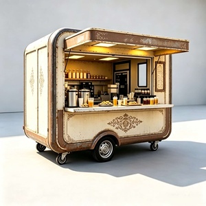 Café, Café Irlandais, Café Mexicain, Café Turc, Café Marocain, Chariot avec machine à café, mousseur à lait, <span class=keywords><strong>épices</strong></span> et crème <span class=keywords><strong>pour</strong></span> événements - Product Image 1