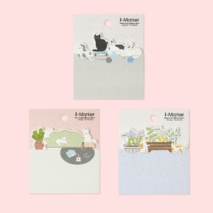Hot Sale [6R] Sticky Notes with Black and White Cats <b>Memo</b> <b>Pad</b> for Office Paper Material - Product Image 5