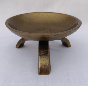 Ensemble de bougeoirs en laiton moulé, style antique, pour décoration de table, supports de bougies décoratifs en métal vintage - Product Image 3