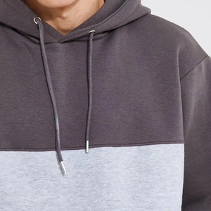 Sweat à capuche unisexe personnalisé bleu marine pour l'automne, 100 % coton respirant, molleton épais, poche kangourou, logo personnalisé, vente en gros - Product Image 3