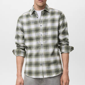 Chemise en flanelle douce, confortable et chaude avec un design classique à boutons et des manches longues, vêtement décontracté pour hommes, utilisation en extérieur - Product Image 2