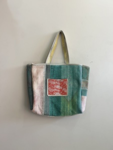 Indian Vintage Kantha Women's Tote Bag Handmade Reversible Shopping Bags - Product Image 5
