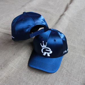 Gorra de Béisbol Personalizada de Alta Calidad, 6 Paneles, para Adultos, Visera Curva, Estructurada, Satén, Logotipo Bordado en 3D, Hebilla de Plástico Ajustable - Product Image 5