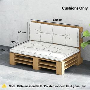 Cuscino di Ricambio Nero per Sedia da Giardino, Solo per Patio e Terrazza - Product Image 6