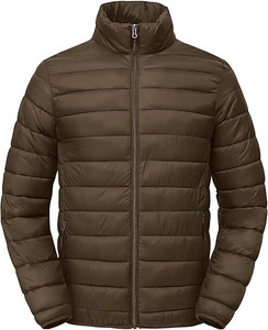 Lightweight Hooded High Street Puffer <b>Jacket</b> Packable <b>Waterproof</b> Quilted <b>Padded</b> 4 Pockets Winter Men's - Product Image 1