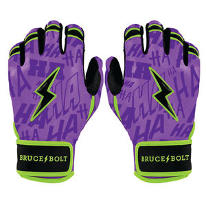 ถุงมือตีเบสบอล BRUCE-BOLT คุณภาพพรีเมียม หนัง Cabretta แท้ 100% หนา 0.09 มม. ปิดด้วยแถบตีนตุ๊กแกแบบมีแผ่นรอง ใช้ได้ทั้งมือซ้ายและขวา เหมาะสำหรับทุกเพศ - Product Image 1