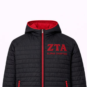 Blouson matelassé personnalisé avec logo de fraternité, veste d'hiver isolée et matelassée, vente en gros, blouson d'hiver personnalisé pour hommes - Product Image 2