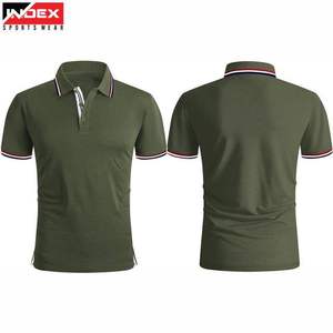 Index <b>Men's</b> Olive <b>Green</b> Short Sleeve <b>Polo</b> <b>Shirt</b> Button Front Knitted Pique Fabric Regular Fit Casual Style - Product Image 1