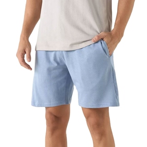 Men's Lime Green Cotton T-Shirt And Shorts <b>Set</b> Crew Neck Casual Summer Wear Breathable <b>Knitted</b> Solid Color Two Piece Outfit - Product Image 5
