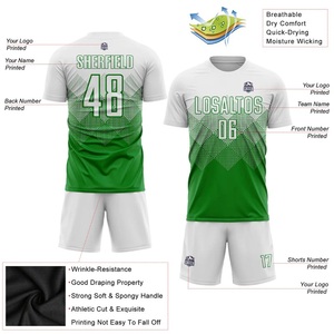 เสื้อฟุตบอลคุณภาพสูงแบบกำหนดเองสำหรับผู้ชาย ดีไซน์ย้อนยุค เสื้อฟุตบอลแบบซับลิเมชั่น ขายส่งเสื้อฟุตบอลสโมสร - Product Image 3