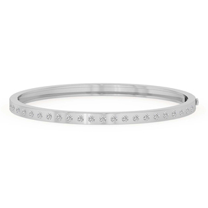 Best Quality 14k Solid Gold <b>Bracelet</b> Comes With Brilliant Round Cut Lab Grown Diamond Openable <b>Bangle</b> <b>Bracelet</b> Handmade Jewelry - Product Image 4