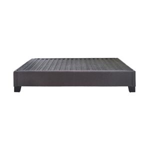 Letto Moderno Contemporaneo Queen Size in Tessuto Grigio Antracite con Base Imbottita Elegante - Product Image 6