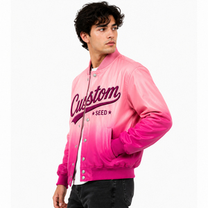 New Design Men's Leather <b>Jacket</b> with Custom OEM Options High Quality Fashion Turn-down Collar Men's Leather <b>Jacket</b> for Daily - Product Image 5