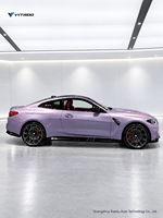 Film vinyle pour carrosserie automobile en PET de haute qualité, couleur camouflage sportive, vert venin satiné, 7,5 mil, effet caméléon, avec rejet de 90% des UV et des IR