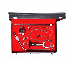 Set de rétracteurs cérébraux manuels Leyla pour neurochirurgie avec articulations à billes, barre à cliquet et cadre de lames |   Chirurgie crânienne réutilisable en acier inoxydable - Product Image 4