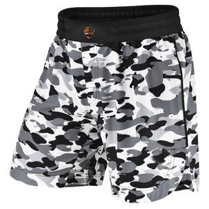 Pantalones Cortos de Lucha BRAVE BROWNS Transpirables para MMA, Muay Thai, Boxeo, Entrenamiento, Ligeros, de Secado Rápido, Elásticos, de Poliéster/Algodón, Cómodos - Product Image 1