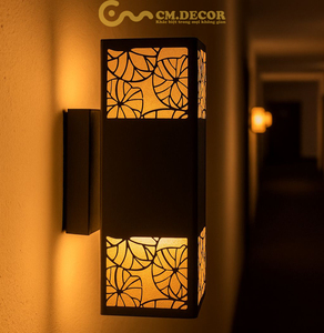 Flush Mount Modern/Japanese 25cm Viet Nam 3500K (Warm White) Steel/inox LED Touch Control Wall Light for Living Room Bedroom - Product Image 1