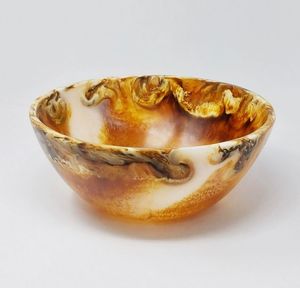Salad Serving <b>Resin</b> Food Bowl <b>Table</b> Decorative <b>Epoxy</b> <b>Resin</b> Bowl High Standard Quality Piece Customize Packing - Product Image 2