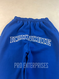 Pantalon de survêtement ample pour homme 100% coton épais, coupe large, taille élastique, style évasé, avec impression de logo personnalisée - Product Image 4