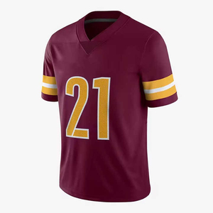 Maillot de football américain personnalisé fabriqué en usine, vente en gros, vêtements d'équipe sportive, taille adulte, service OEM - Product Image 1