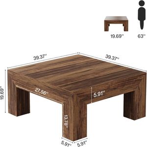 Tavolino da Caffè Utilizzabile Come Tavolino Centrale per Cocktail, Divano o Tè - Product Image 6