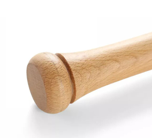 Bâton de baseball en peuplier massif personnalisé, avec poignée rigide antidérapante, pour la protection personnelle, bâton de softball - Product Image 2